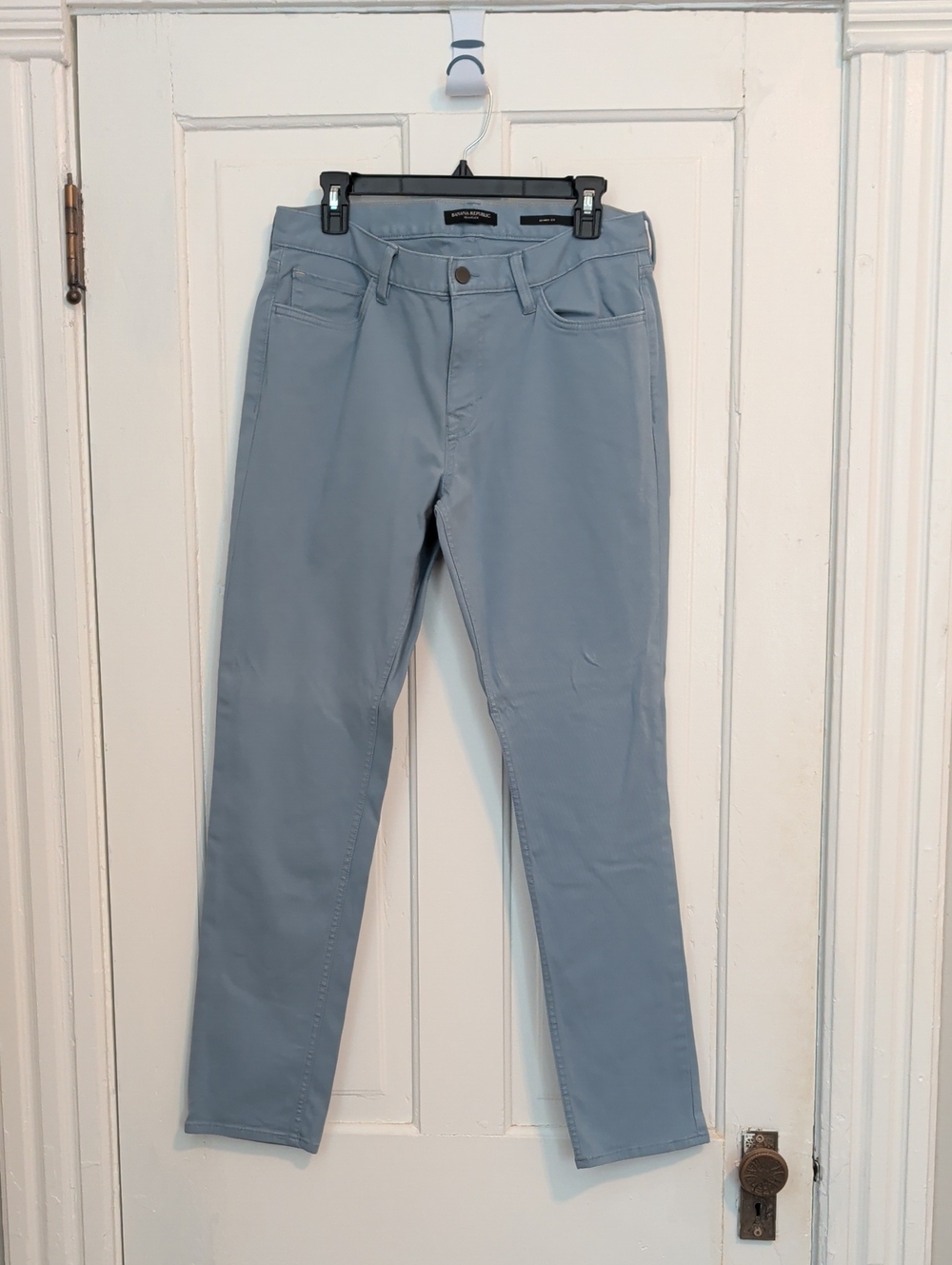 Banana Republic Slim Straight Jeans in Pale Blue